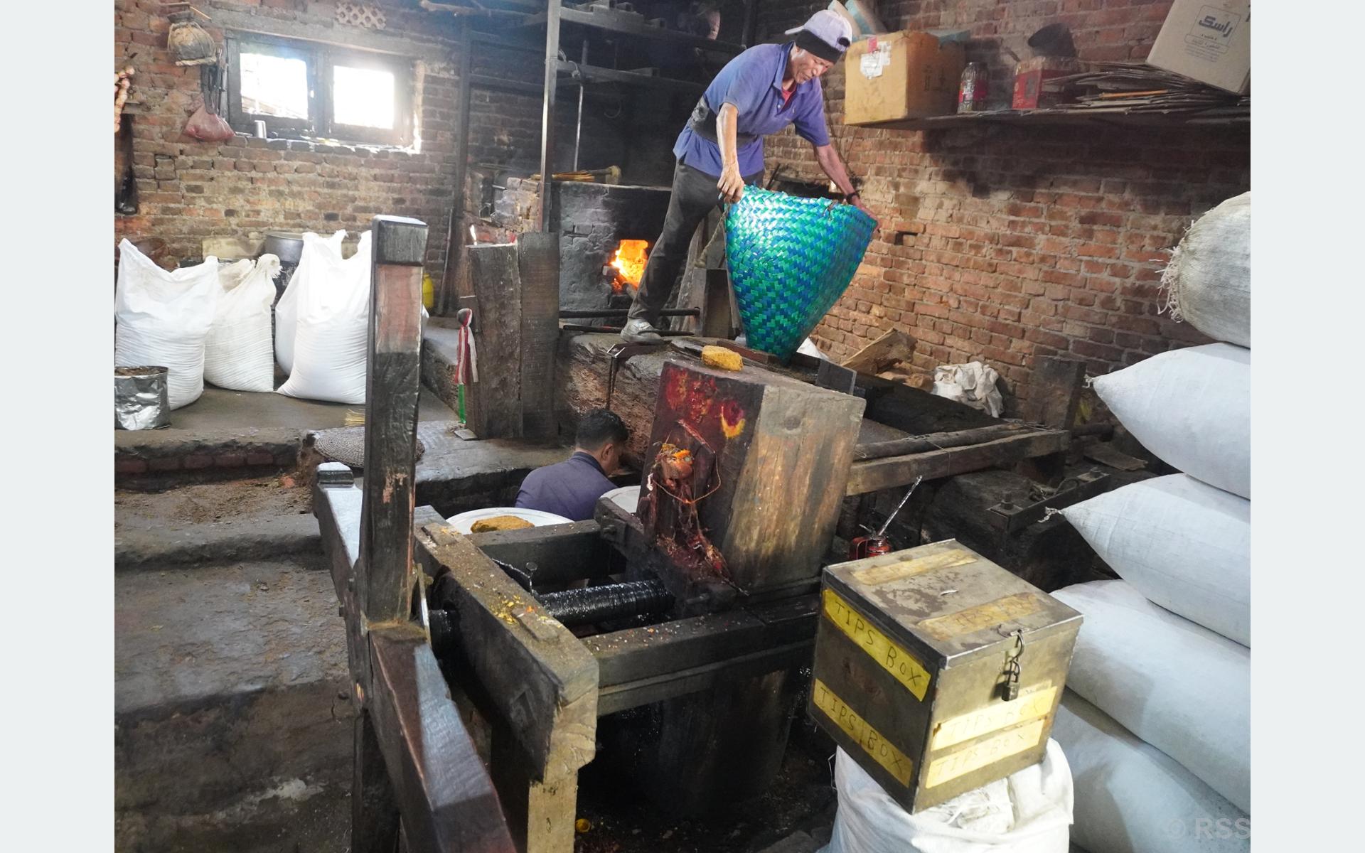 300-year-old wooden oil pressing mill keeping alive Khokana’s legacy