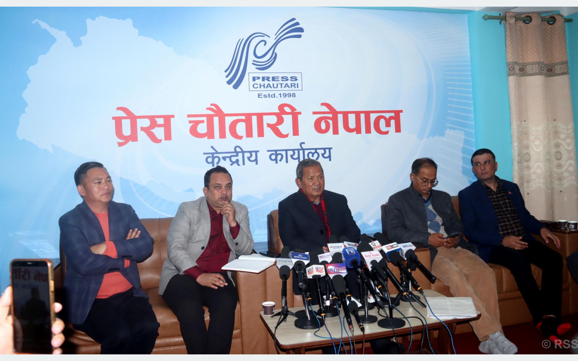 UML Vice-Chair Gurung hints at possibility of forging electoral alliance