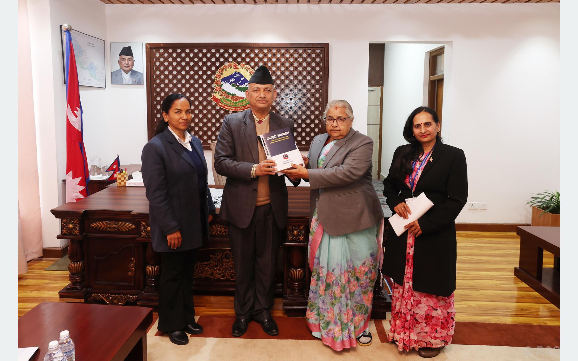 PM Karki apprised of areas of ongoing study on constitutional review