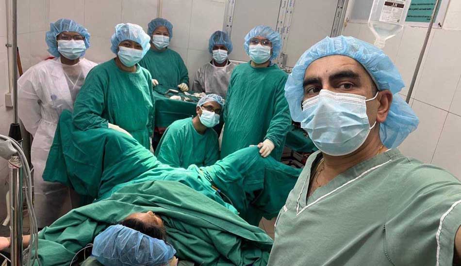 Free uterine prolapse surgery begins at Khotang District Hospital