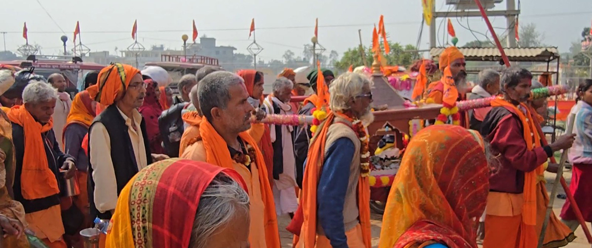 Mithila Madhyama Parikrama concludes in Mahottari; pilgrims head to Dhanusha