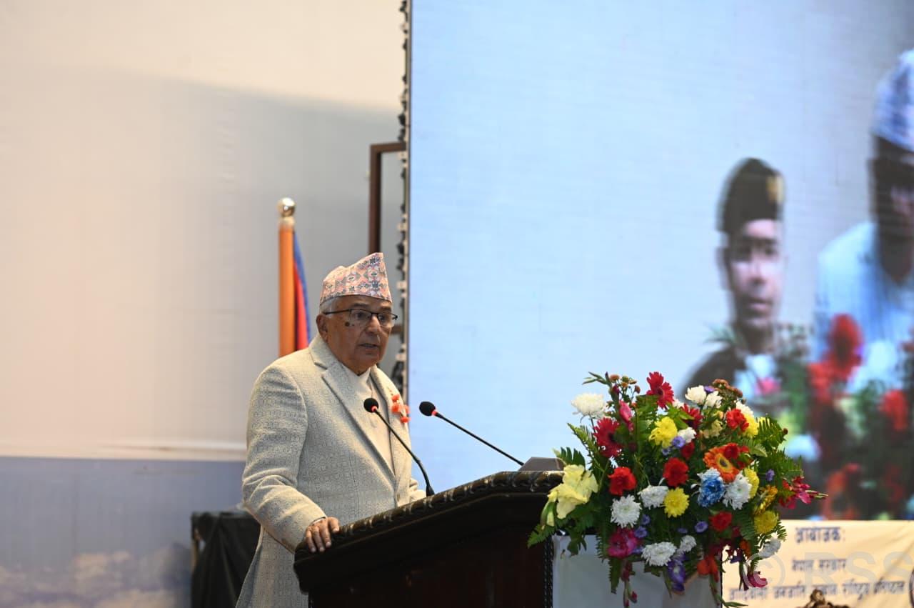 President Paudel presses for political stability for prosperity and social justice
