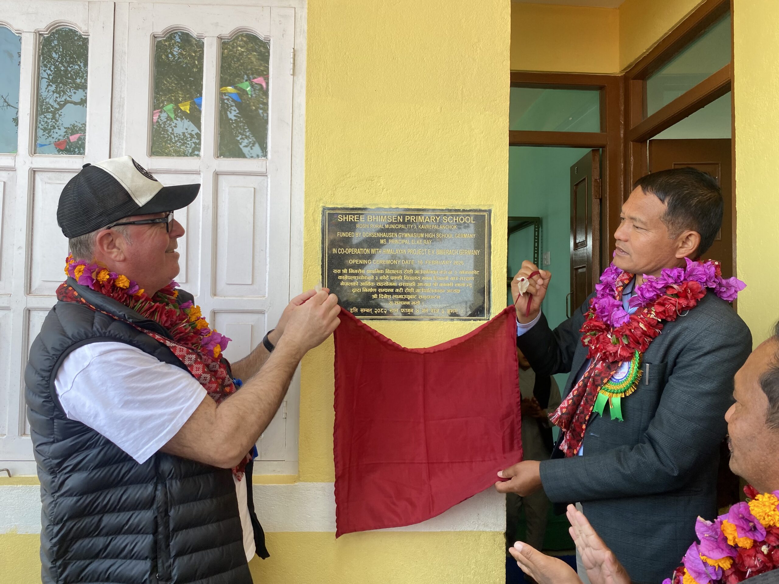 School building built with support from German students