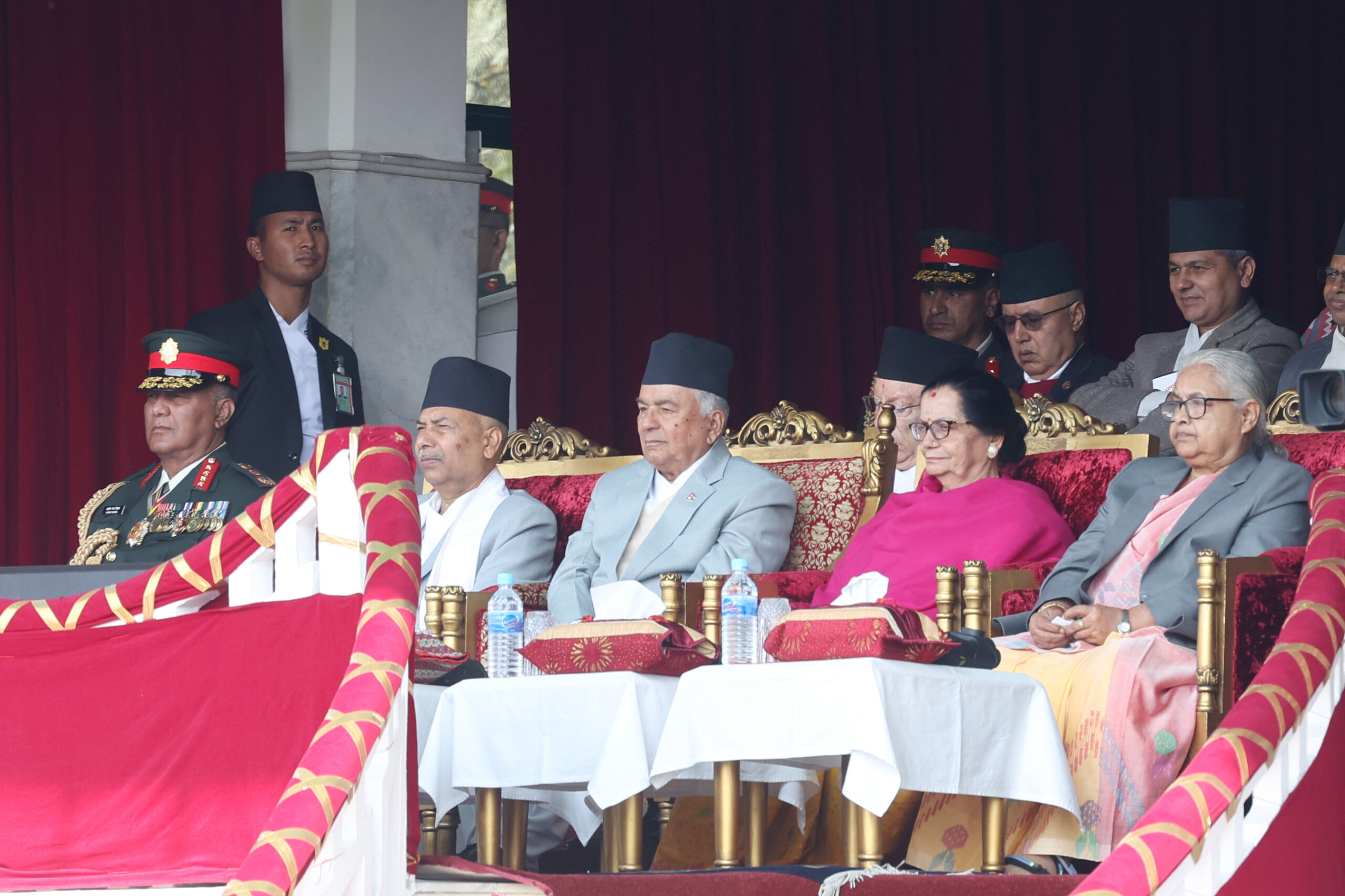 President observes Mahashivaratri and Army Day feu-de-joie in Tundikhel