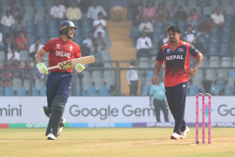Nepal lose to England by 4 runs in T20 World Cup