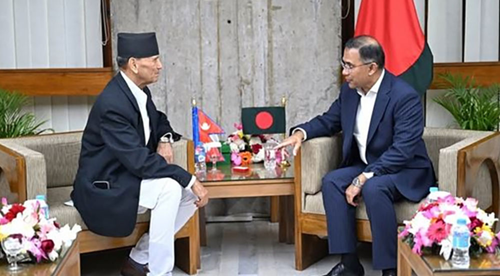 Foreign Minister Sharma calls on Bangladeshi PM Rahman