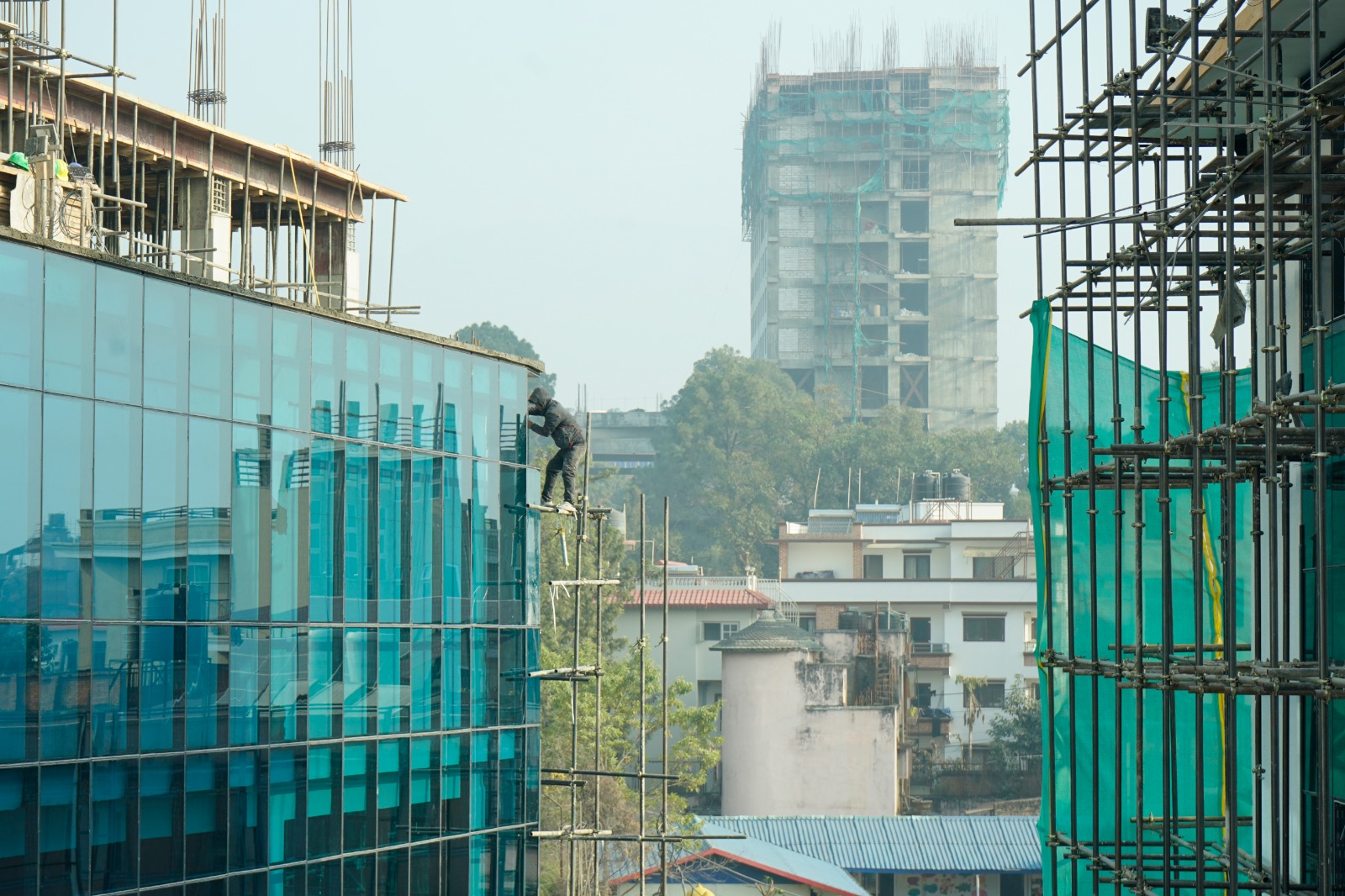 City built on risky labor (Shot of the week)