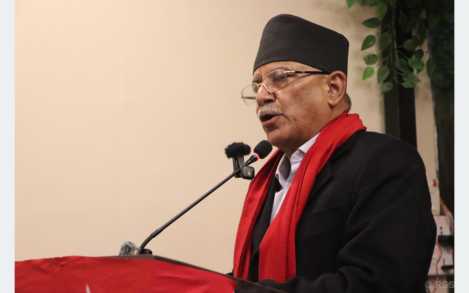 Election has no option in present situation: Coordinator Dahal