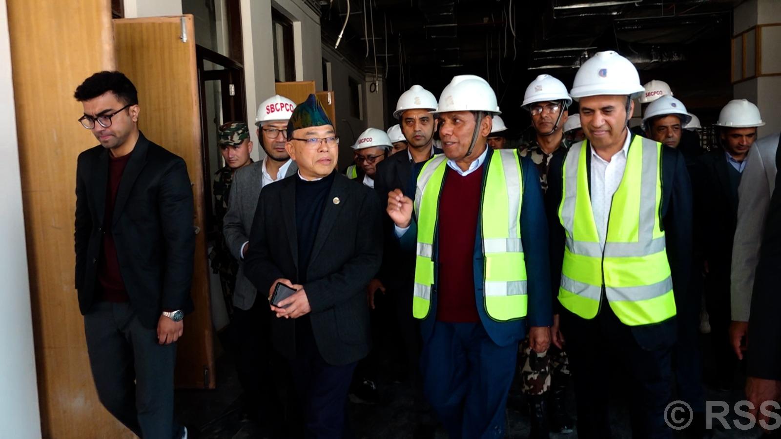 NA Chair Dahal wants prompt construction of Federal Parliament Building