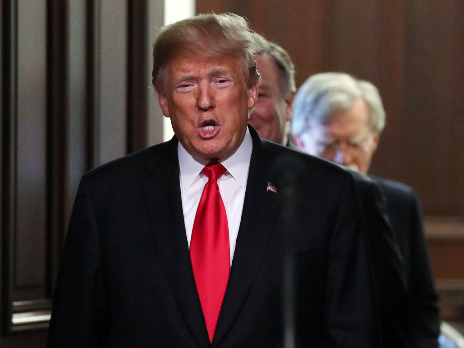 Iran’s supreme leader should be very worried, says US President Trump