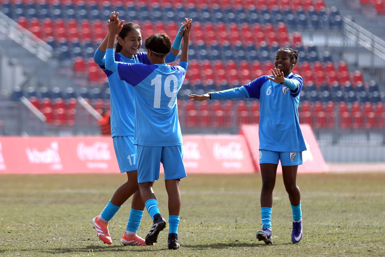 SAFF U-19 Women’s Championship: India defeats Bhutan by 8-0