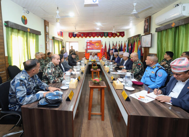 PM Karki visits Lumbini, directs for full preparations to ensure election will conclude impartially, peacefully