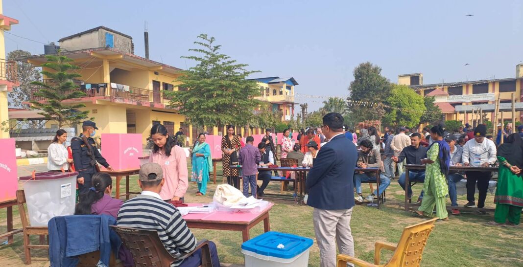 Nearly 65 percent voter turnout in Chitwan