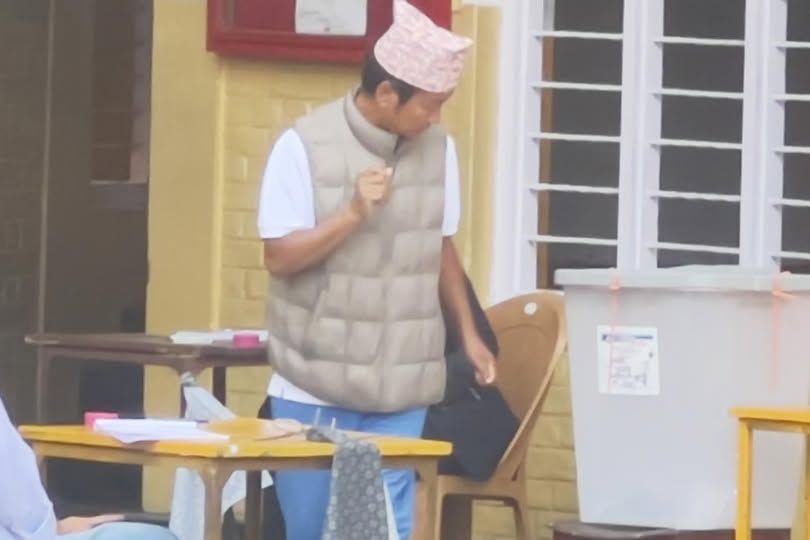 Sampang, Chair of Shram Sanskriti Party, votes from Dharan-18