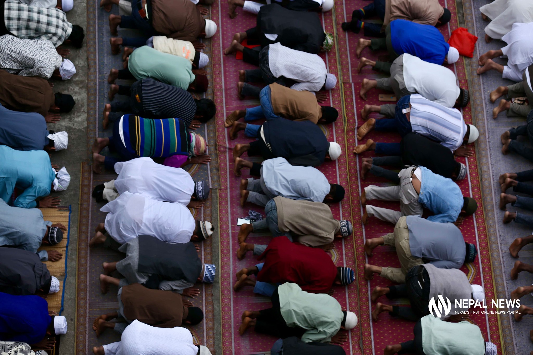 Hundreds gather in Nepal to celebrate Eid-Al-Fitr, offering mass Namaz