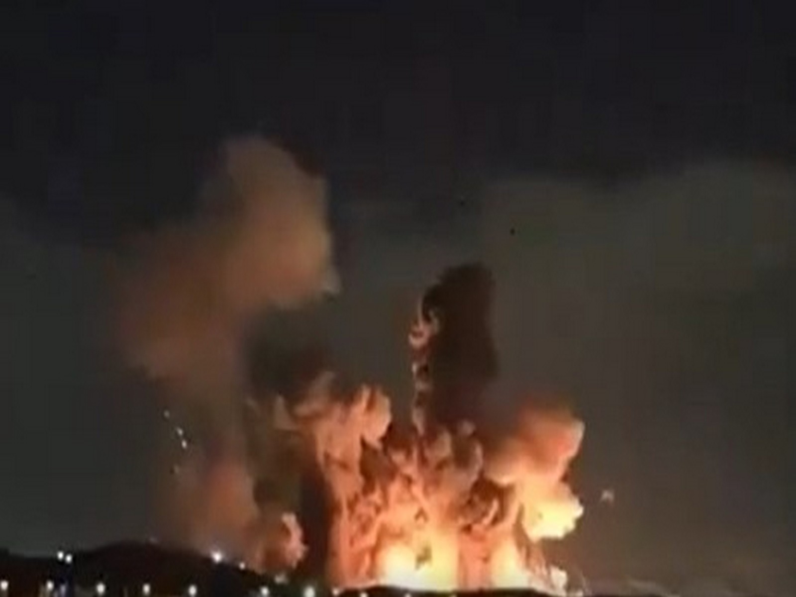 US President Donald Trump shares a video of explosion; Provides no context