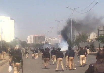 10 killed, scores injured as protests turn violent near US Consulate in Pakistan’s Karachi