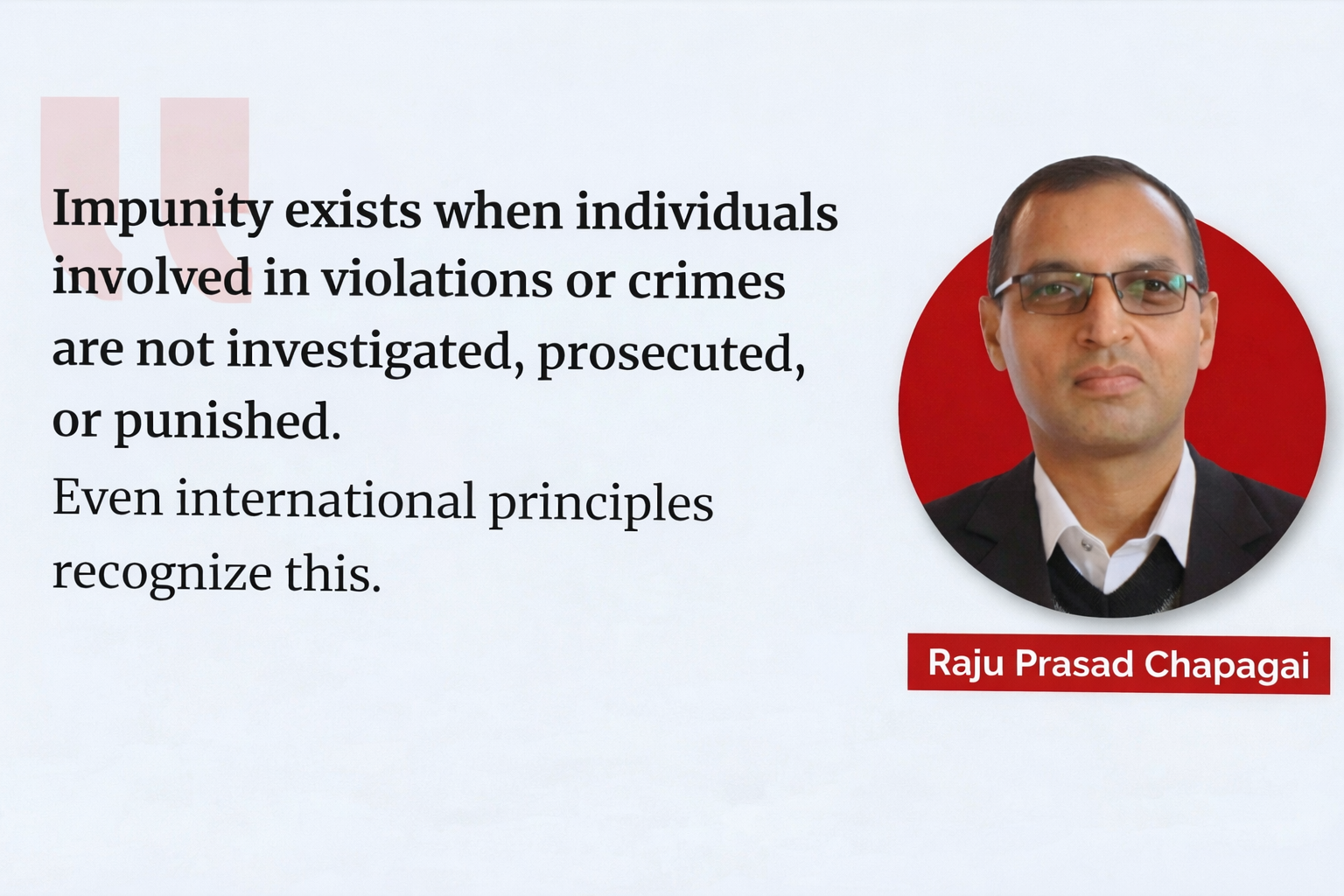 Immunization against Impunity