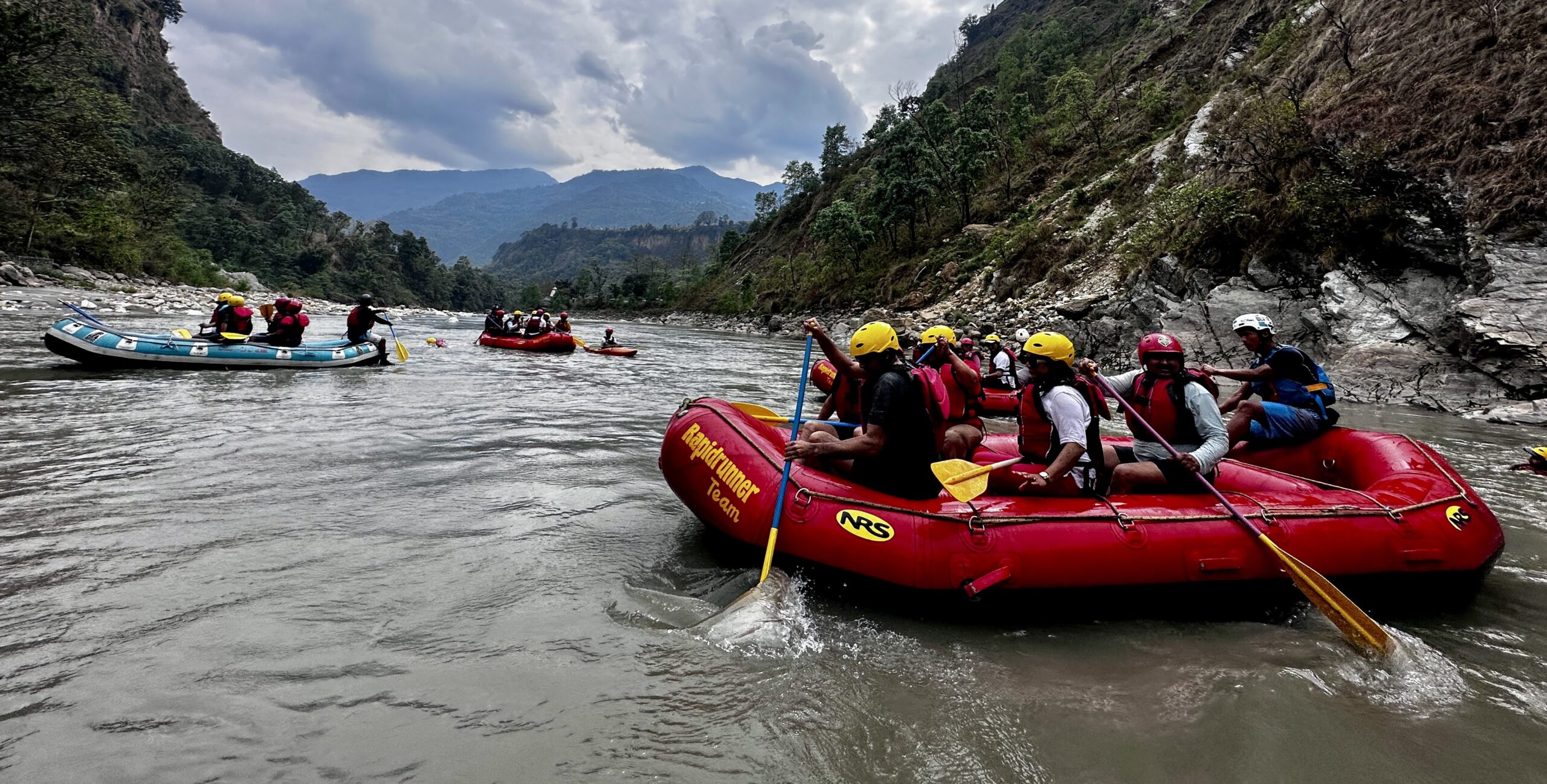 Rafting begins in Kaligandaki river