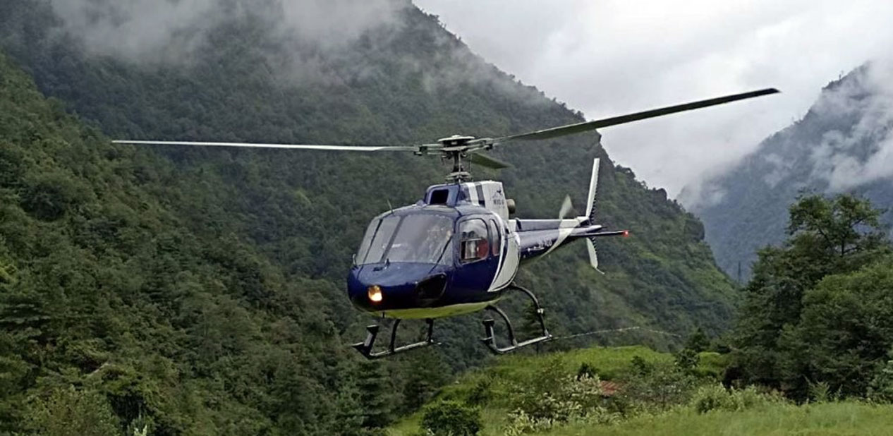 Missing helicopter found safe in Dolakha