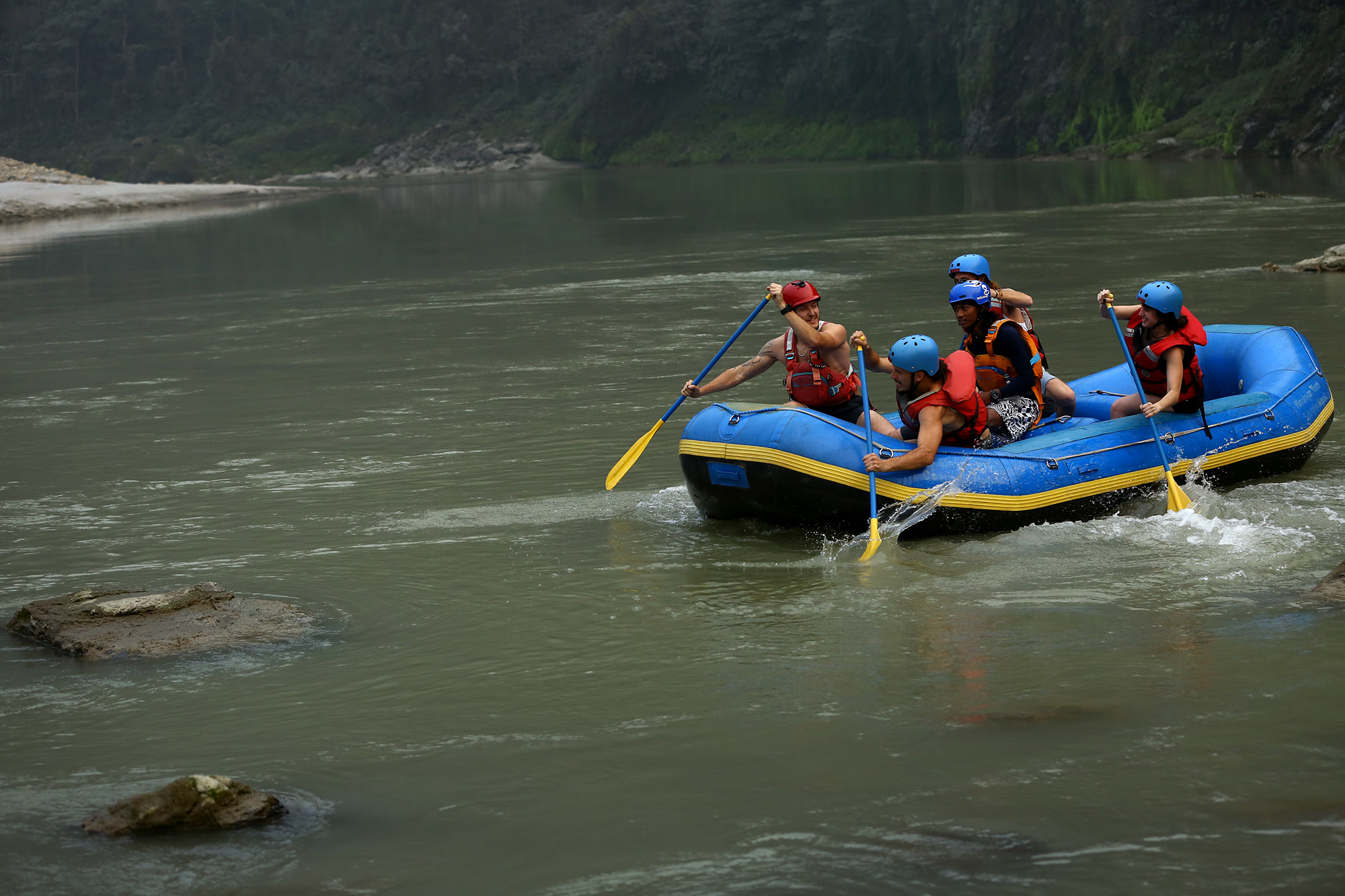 International rafting and kayaking festival kicks off in Trishuli for river tourism promotion