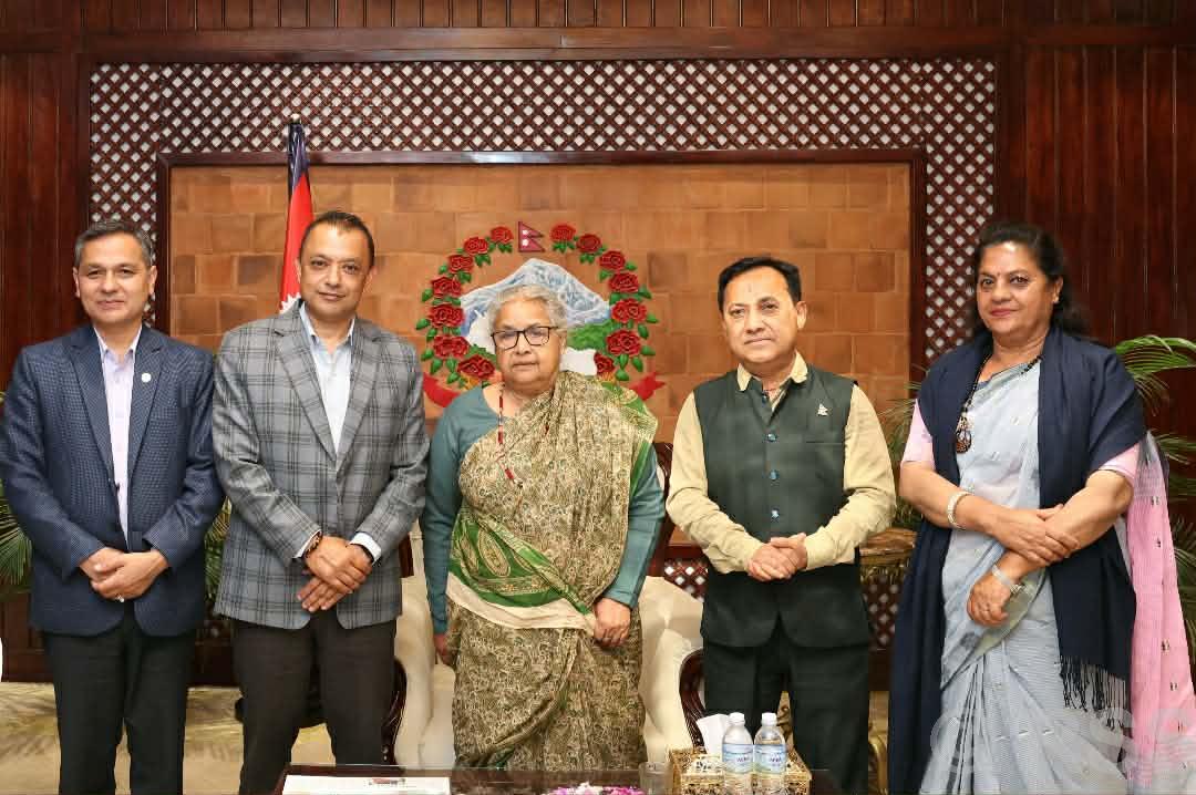 NC President Thapa calls on PM Karki