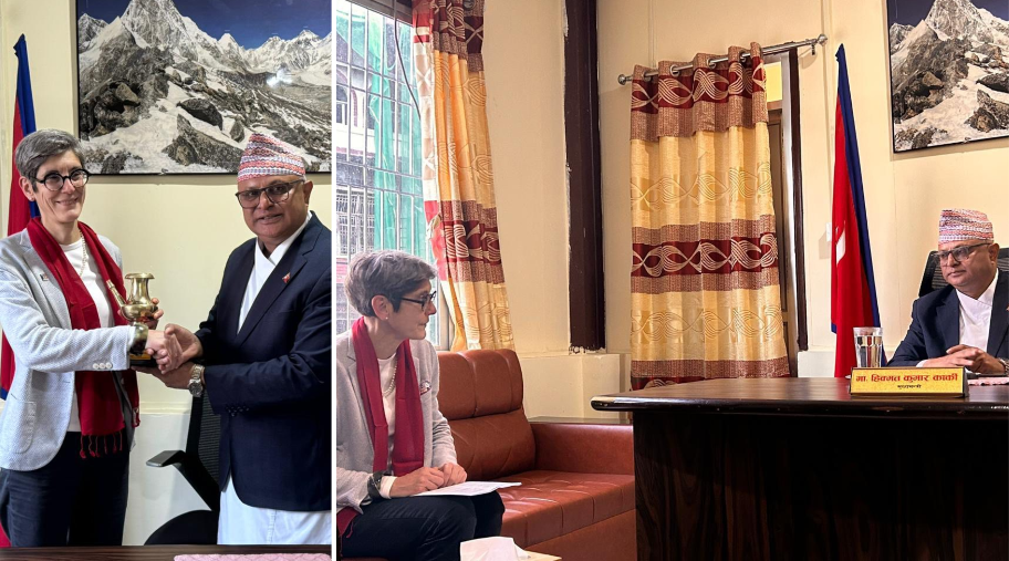 Swiss Ambassador meets Koshi chief to review development projects