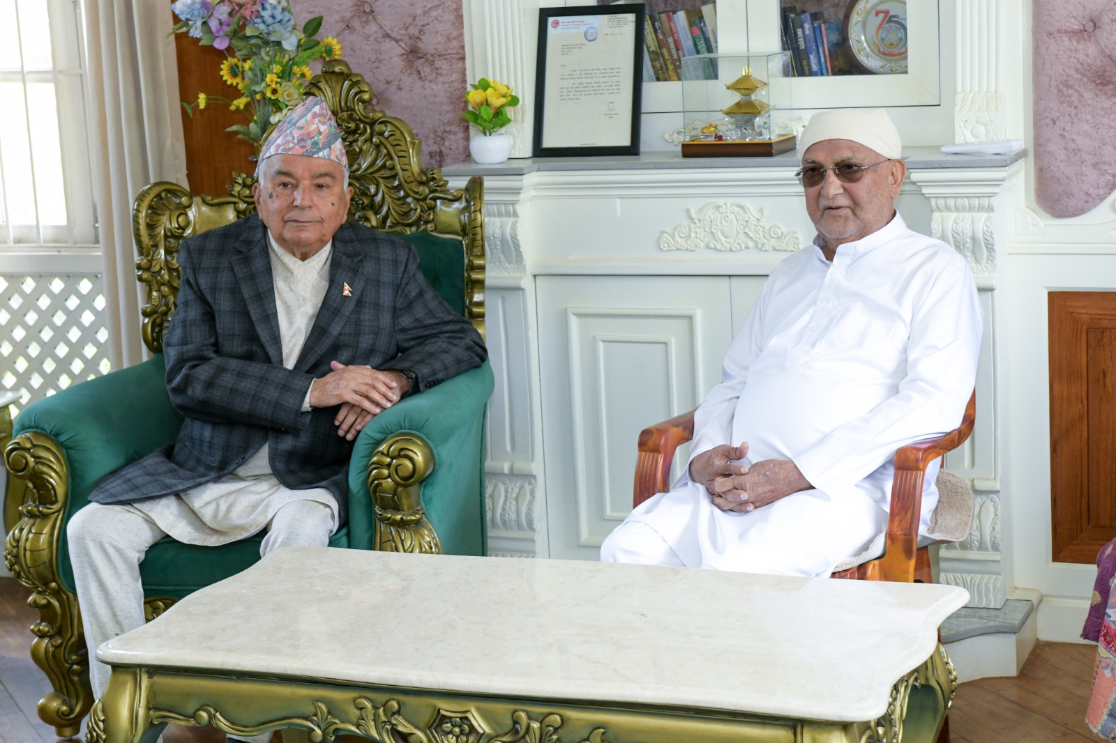President Paudel extends condolences to UML Chair Oli