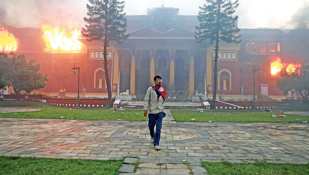 Army evacuated president Paudel before Shital Niwas was set ablaze: Commission report