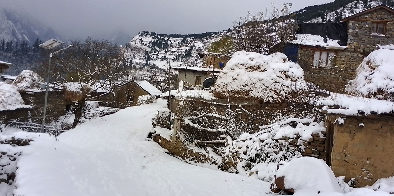 Election materials transported by helicopter