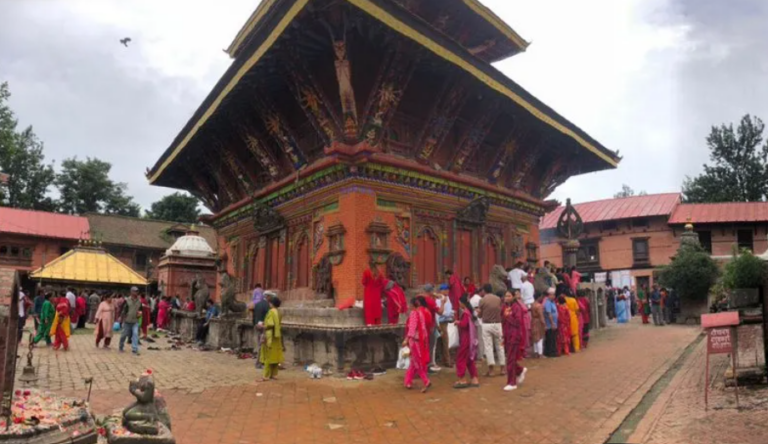 Devotees throng Bhimsen Temple