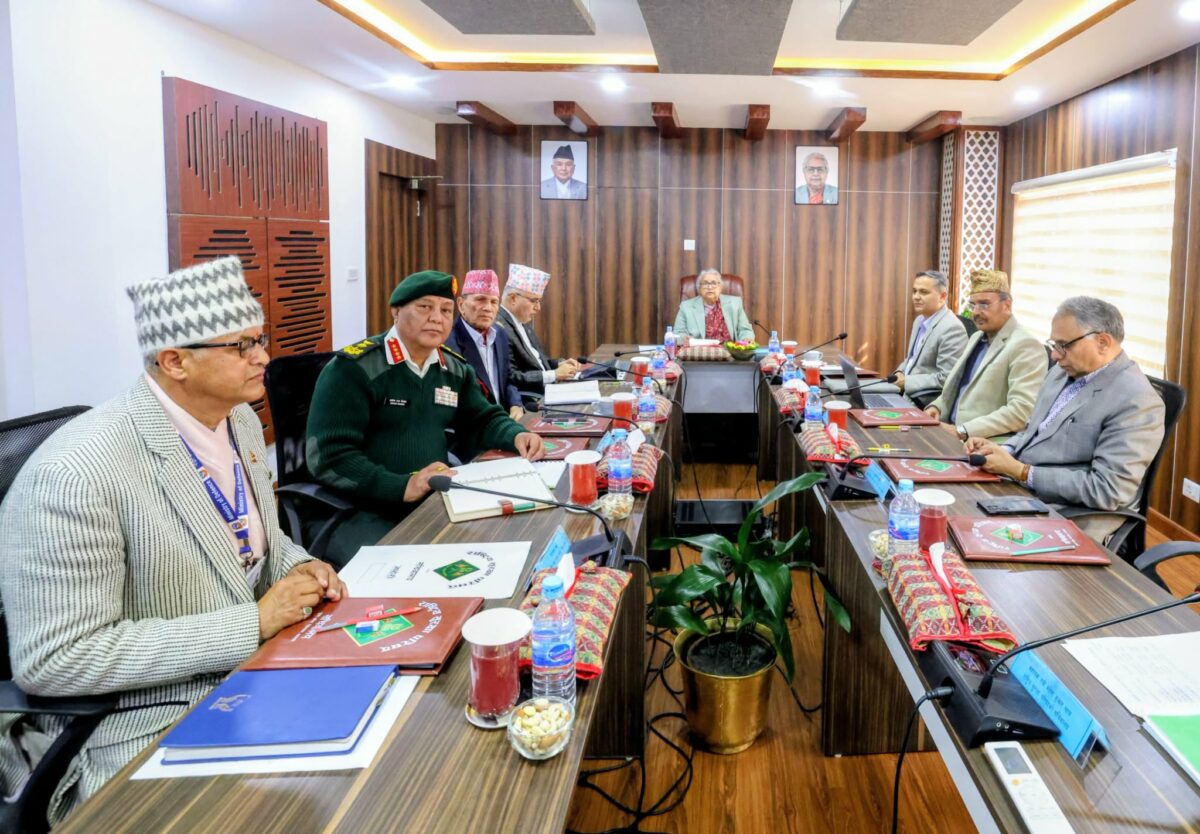 National Security Council holds meeting