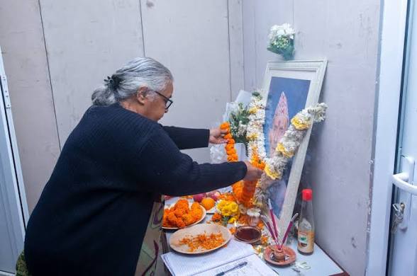 PM Karki offers condolences to UML Chair Oli and family