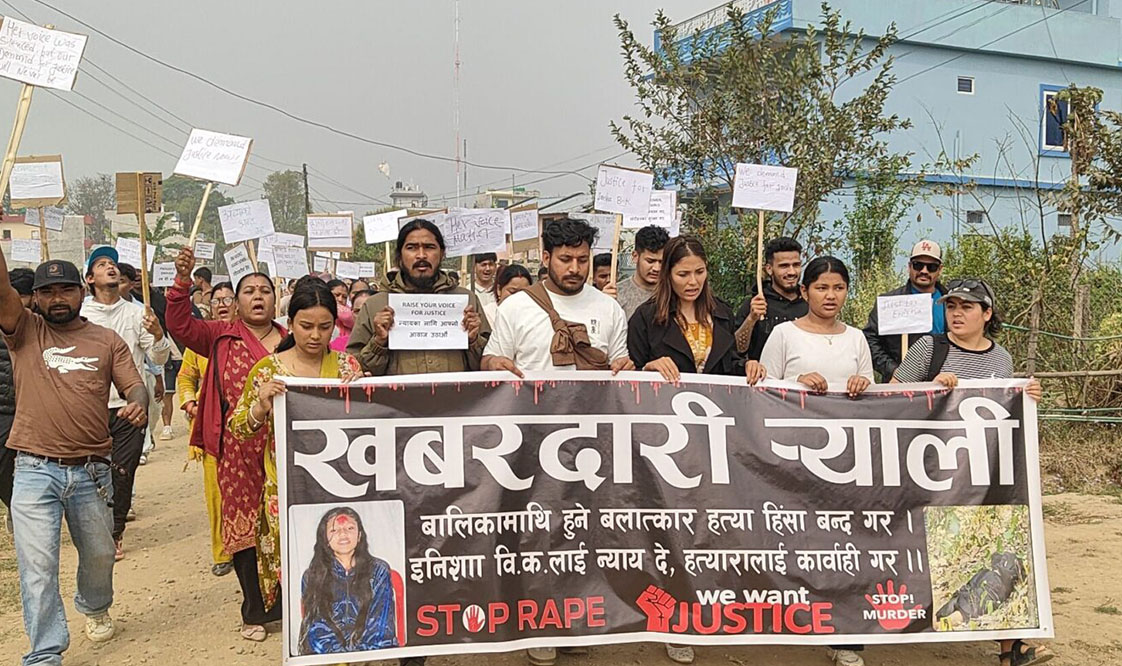 Outrage in Surkhet after teen girl found dead in forest