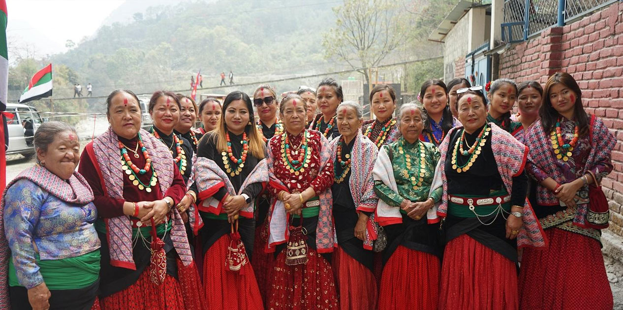 Thakali community celebrating ‘Toran Lha’ festival