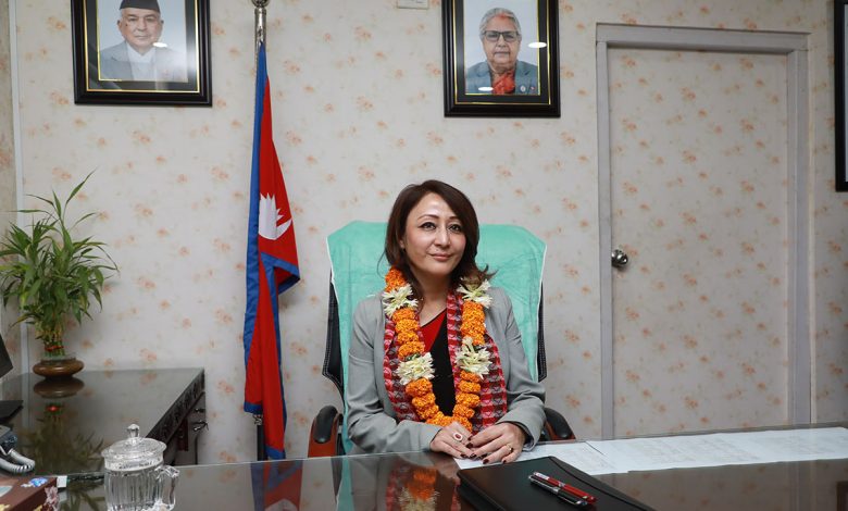 Minister Shrestha unveils 100-day progress report