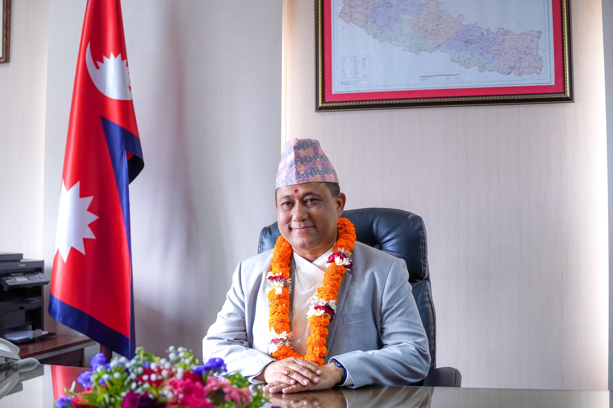 Foreign Minister Khanal leaves for Indian Ocean Conference in Mauritius