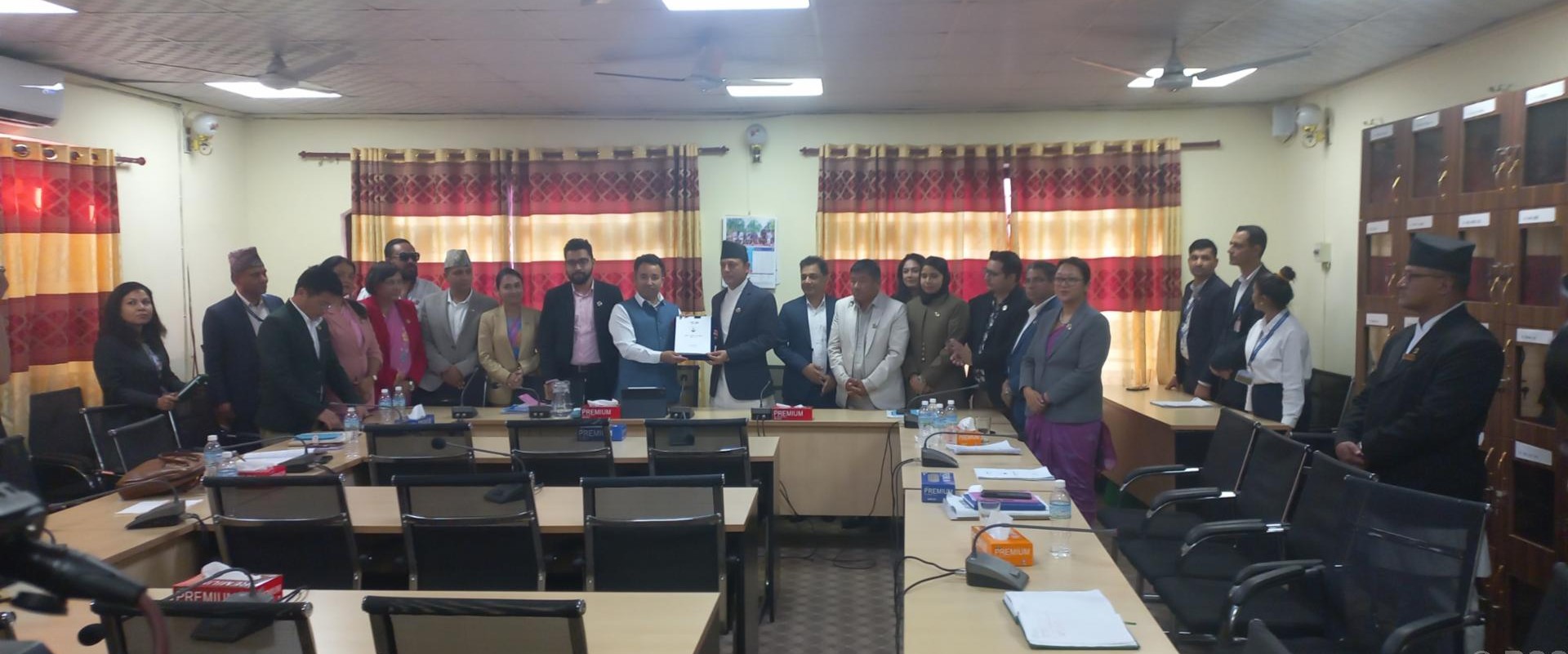 Drafting Committee submits draft HoR Regulations to Speaker Aryal