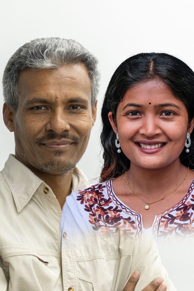 Gopal Dahal and Rina Thapa