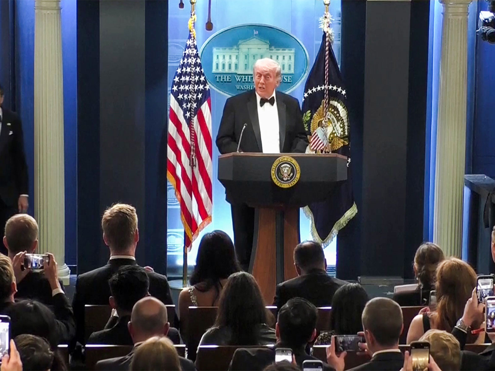 Trump blasts “sick” gunman after shooting rocks White House Correspondents’ Dinner