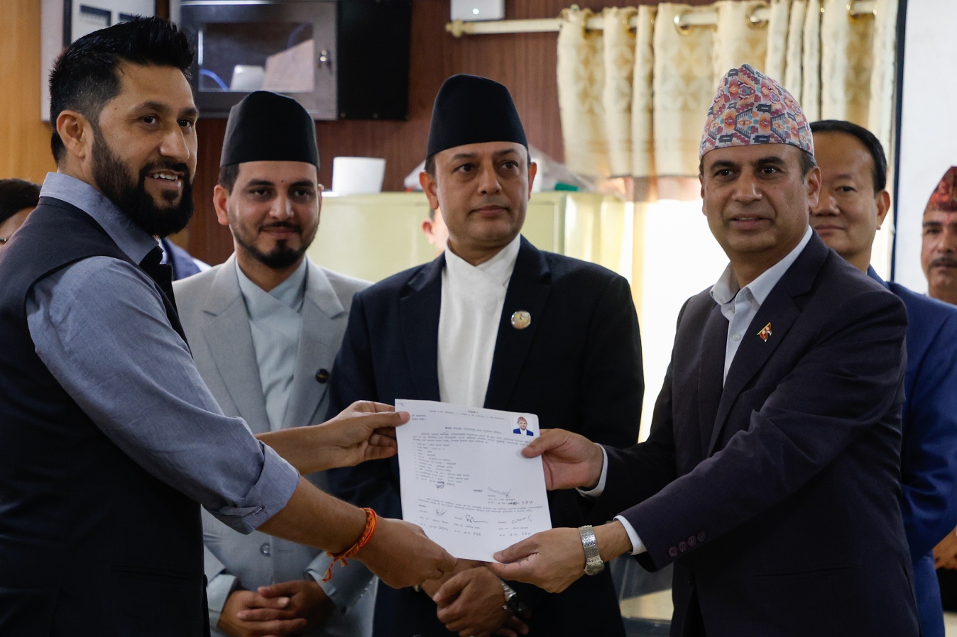 DP Aryal files candidacy for Speaker post