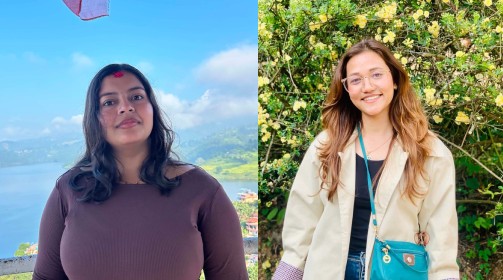 Ankita Khanal and Sushila Adhikari