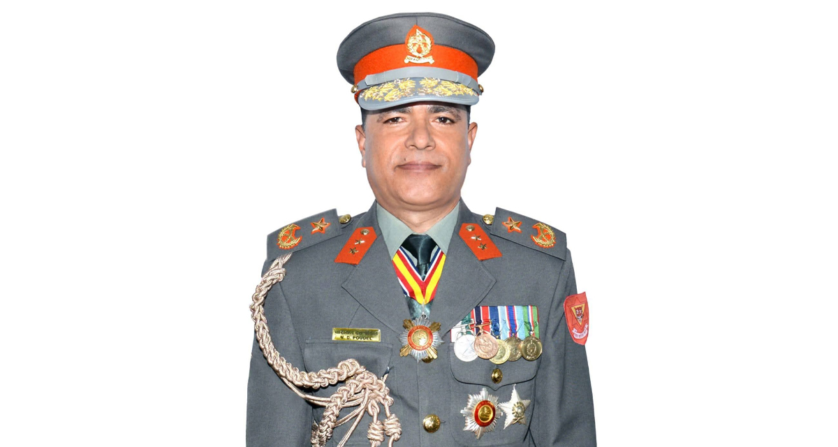 Who is Narayan Dutta Poudel, the 13th IGP of the Armed Police Force?