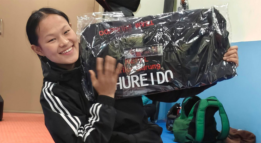 Japanese brand sponsors karate athlete Gurung