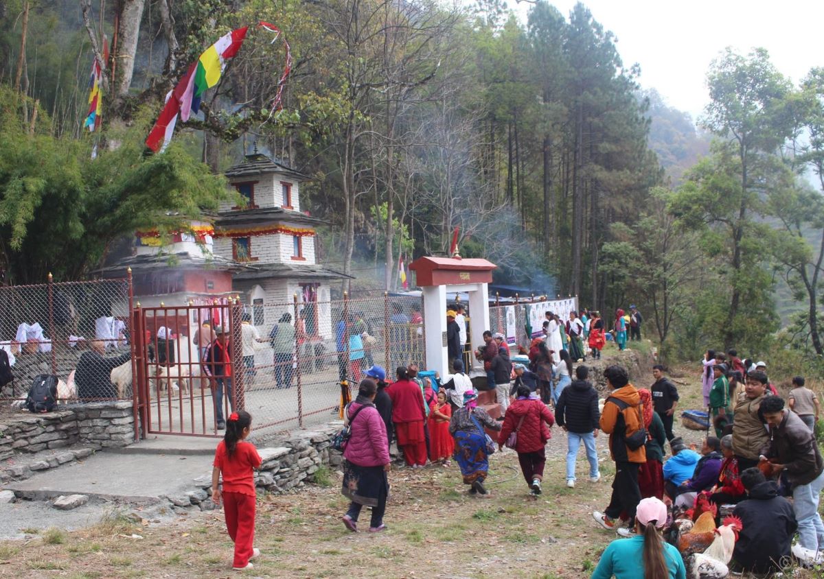 Magar community in Maygdi observe ‘Bhume Puja’ to appease nature