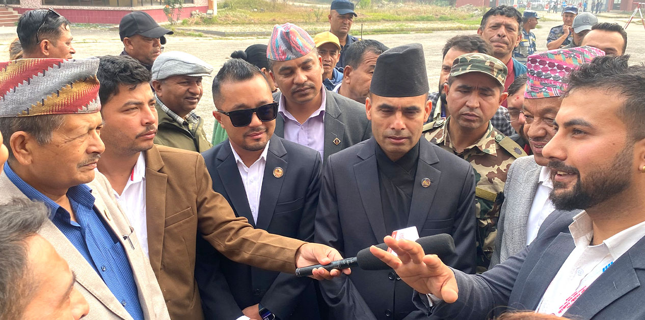 Minister Dr Timilsina visits Security Printing Center, takes updates on license printing