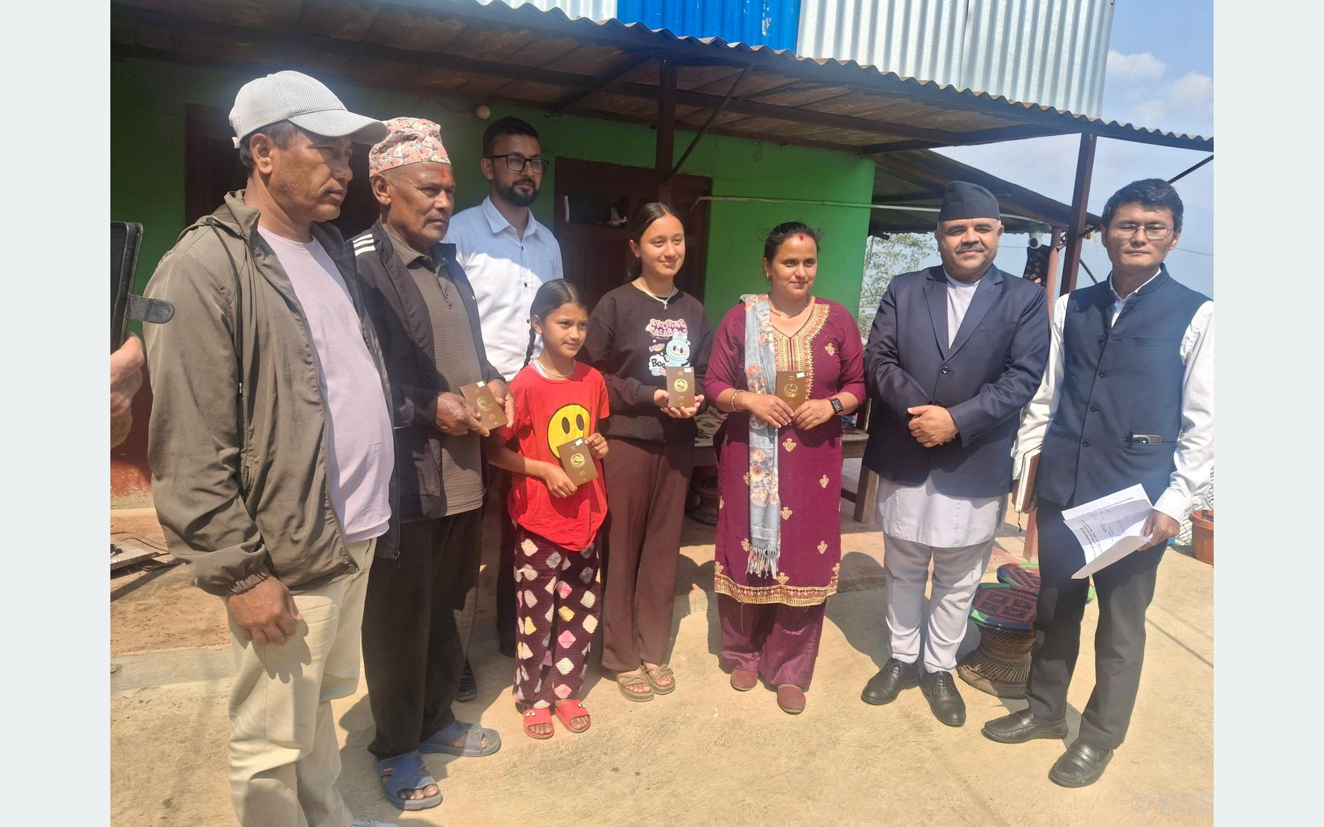 Passports delivered at service buyers’ doorsteps in Myagdi