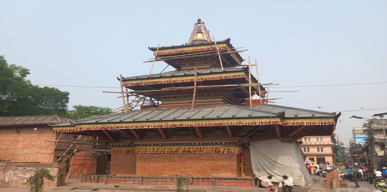 Restoration works at Jayabageshwori Temple expected to complete by May 1