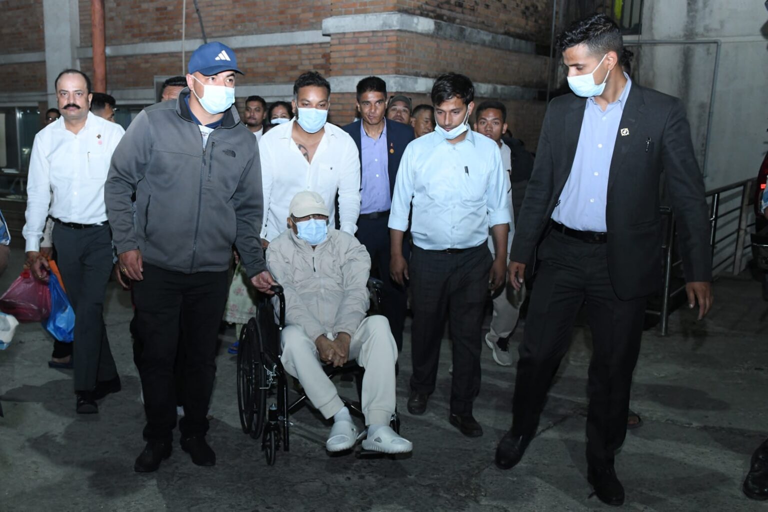 UML Chair Oli discharged from hospital, returns home