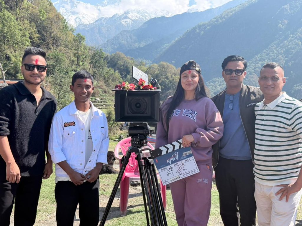 Neeta Dhungana begins filming directorial debut ‘Parvati’ in Kaski
